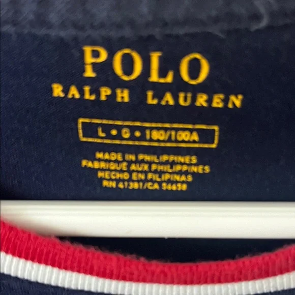 Polo by Ralph Lauren Navy Blue T-Shirt - Picture 4 of 6